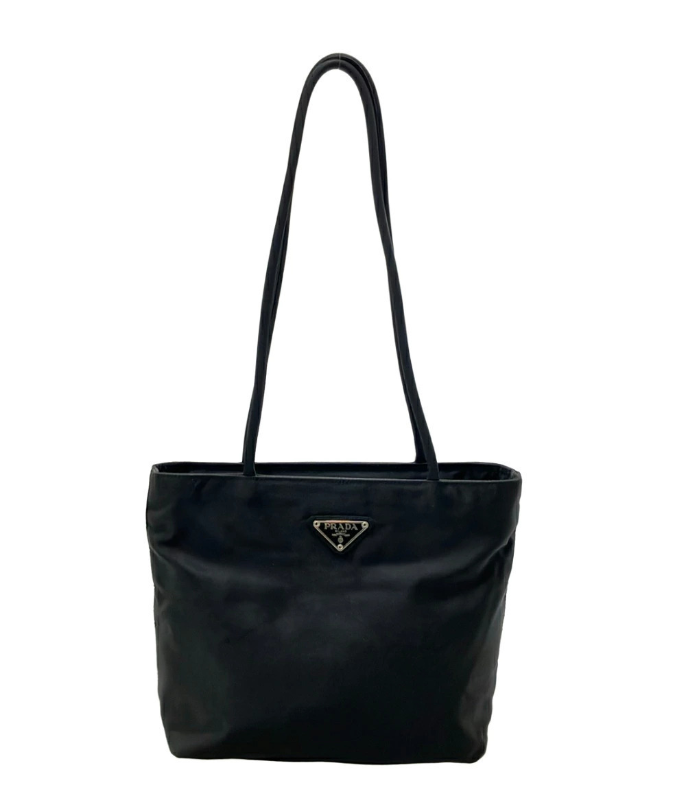 Prada Vitello Daino Shopping Leather Tote Bag Black